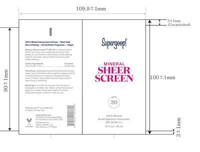Mineral Sheerscreen Spf 30 45 mL Ol